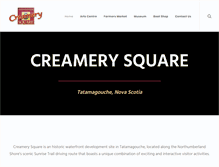 Tablet Screenshot of creamerysquare.ca